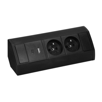 GNIAZDO MEBLOWE 2xUSB ORNO OR-GM-9039/B